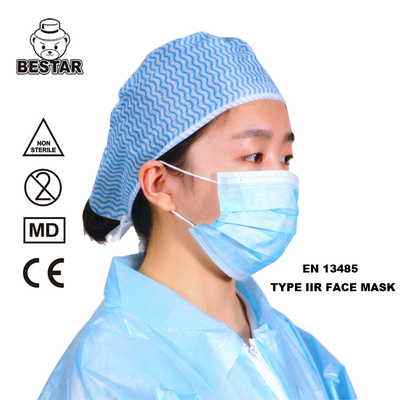 masque protecteur chirurgical jetable jetable du masque protecteur 3Ply EN14683