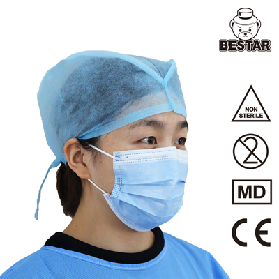 Masque libre de pollution d'ODM de masque protecteur de latex jetable à usage unique d'en 14683