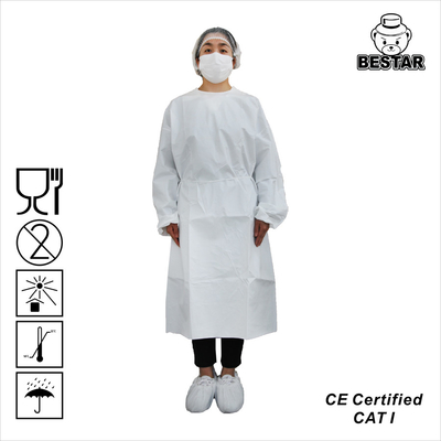 Les robes jetables FDA d'hôpital de CAT I de MDR ont certifié les robes protectrices jetables