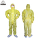 TYPE jaune 3 combinaison de PPE de costume jetable imperméable de Biohazard